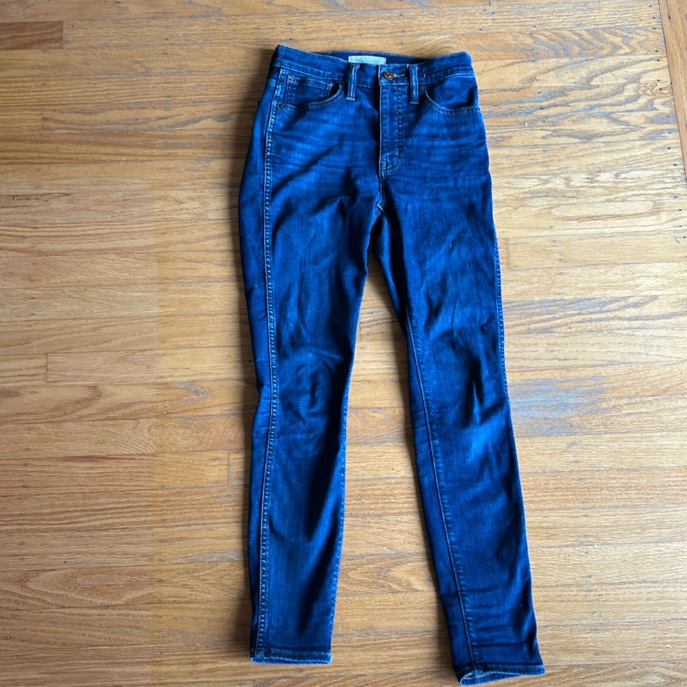 Madewell 10" high rise skinny